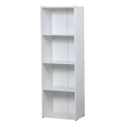 Biblioteca Mesina 4 estantes blanco