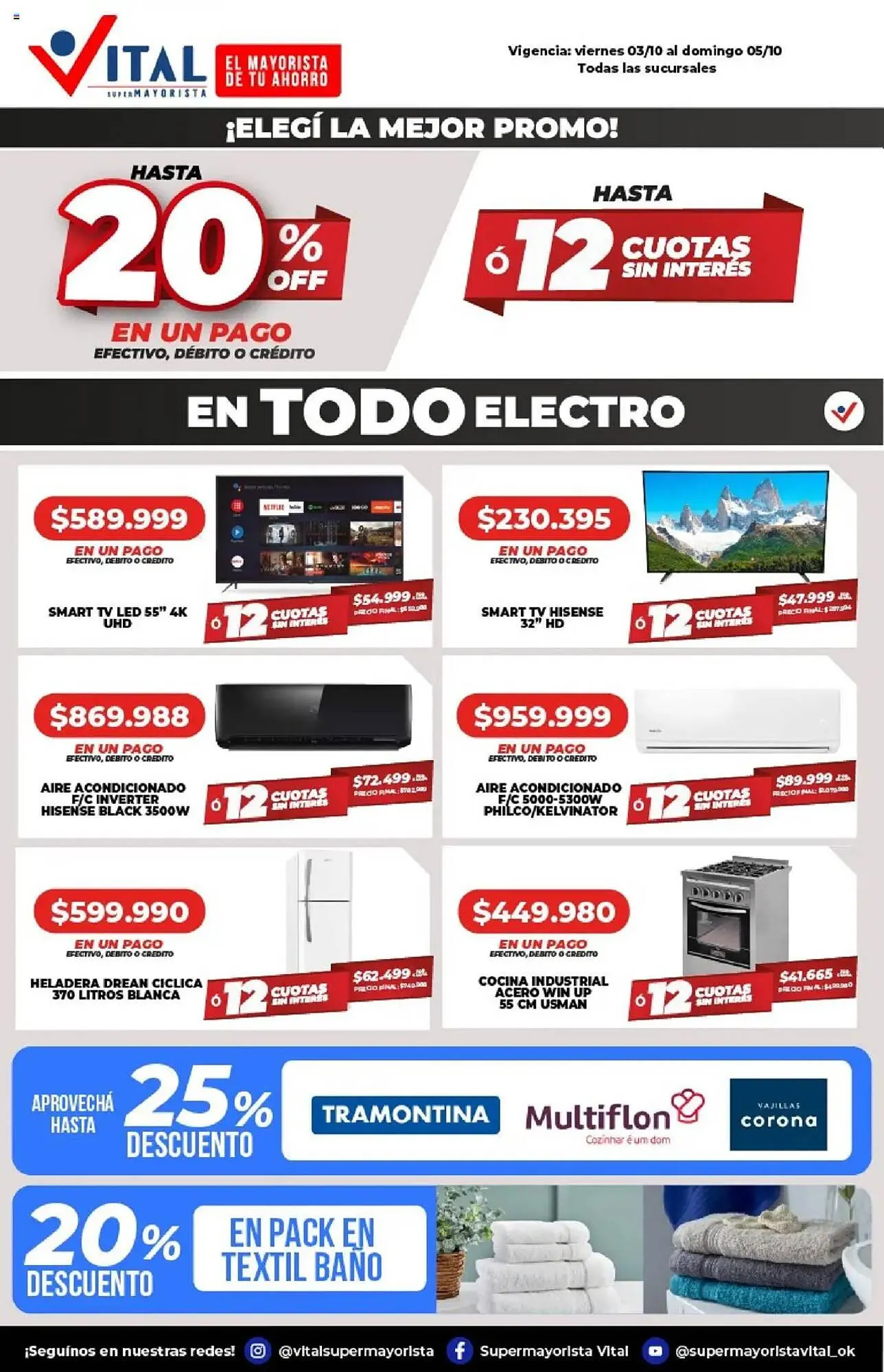 Ofertas de Catálogo Supermayorista Vital 3 de octubre al 6 de octubre 2025 - Página 3 del catálogo