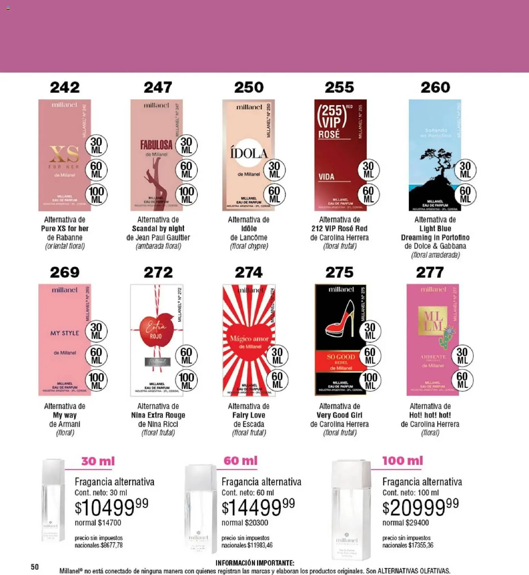 Ofertas de Catálogo Millanel Cosmética 5 de enero al 1 de febrero 2026 - Página 50 del catálogo