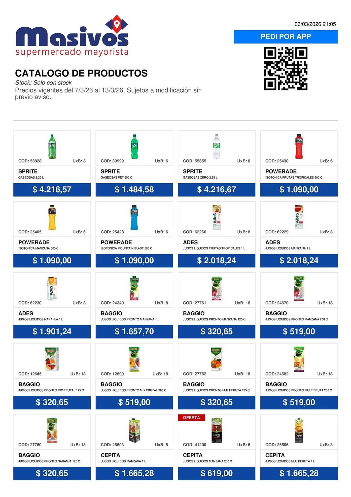 Ofertas de Catálogo Masivos 7 de marzo al 13 de marzo 2026 - Página 43 del catálogo