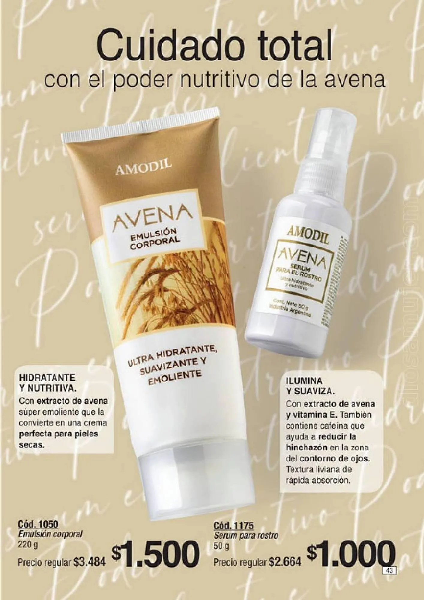 Ofertas de Catálogo Amodil 10 de agosto al 4 de septiembre 2023 - Página 43 del catálogo