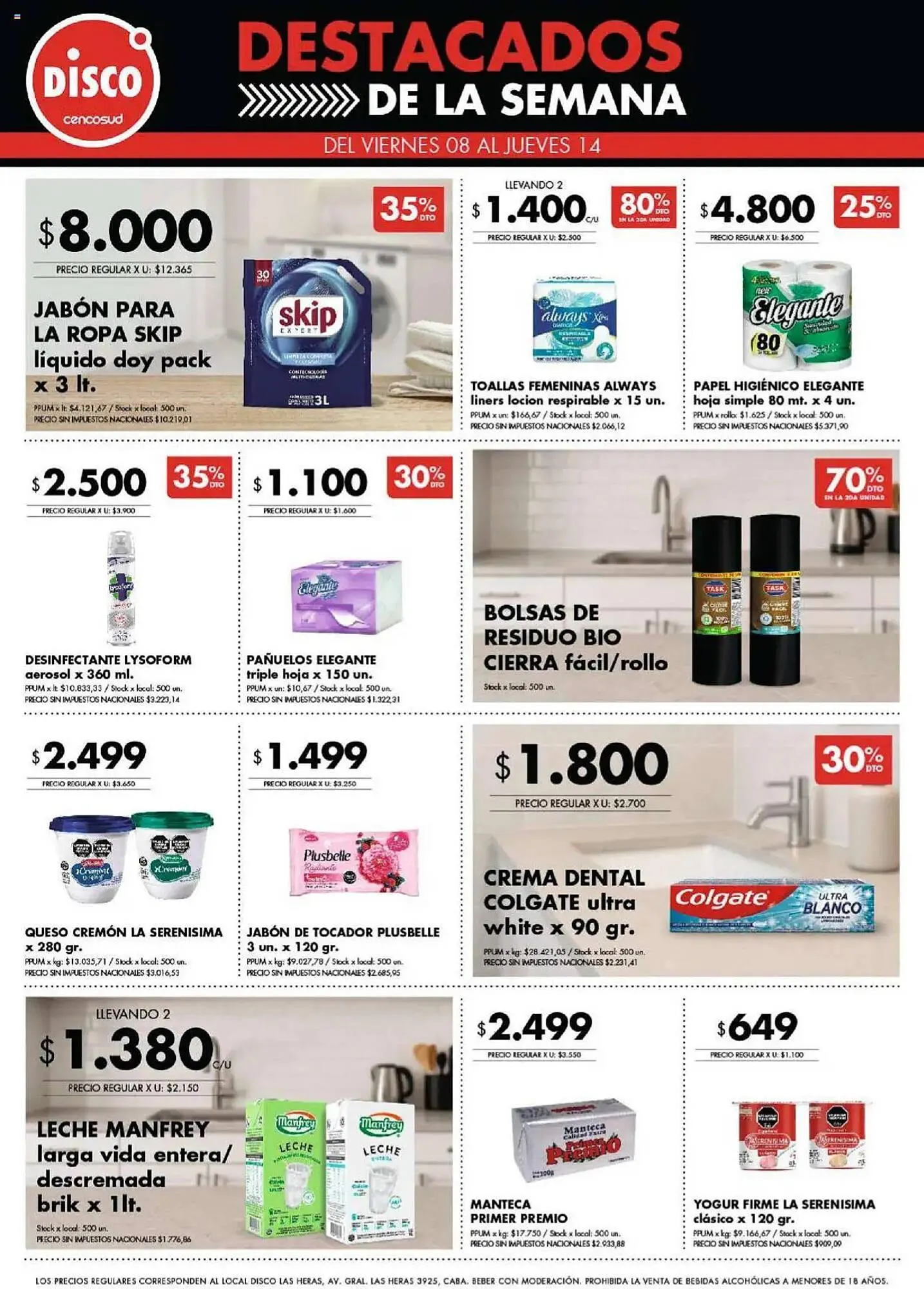 Ofertas de Catálogo Disco 8 de agosto al 10 de agosto 2025 - Página 7 del catálogo