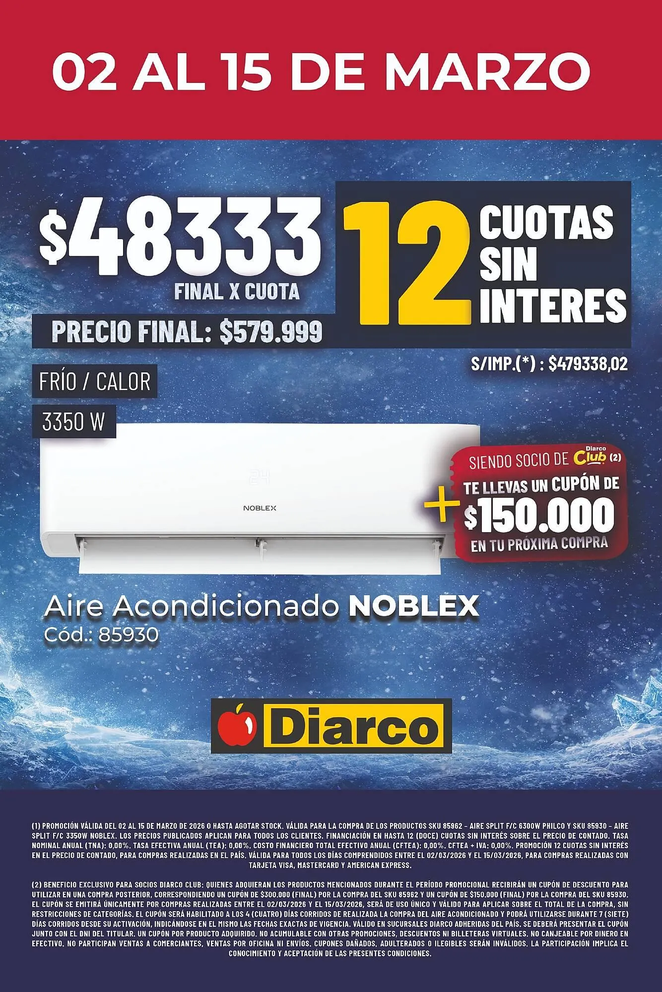 Ofertas de Catálogo Diarco 2 de marzo al 16 de marzo 2026 - Página 1 del catálogo