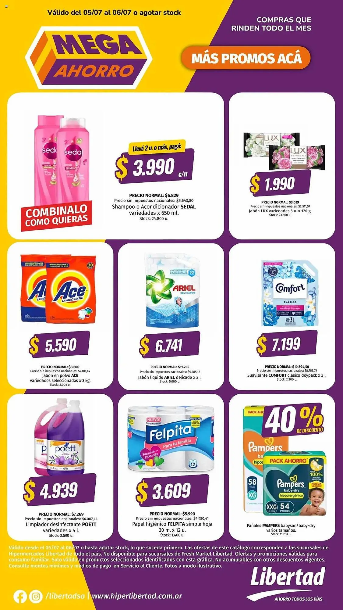 Ofertas de Catálogo Hipermercado Libertad 4 de julio al 6 de julio 2025 - Página 2 del catálogo