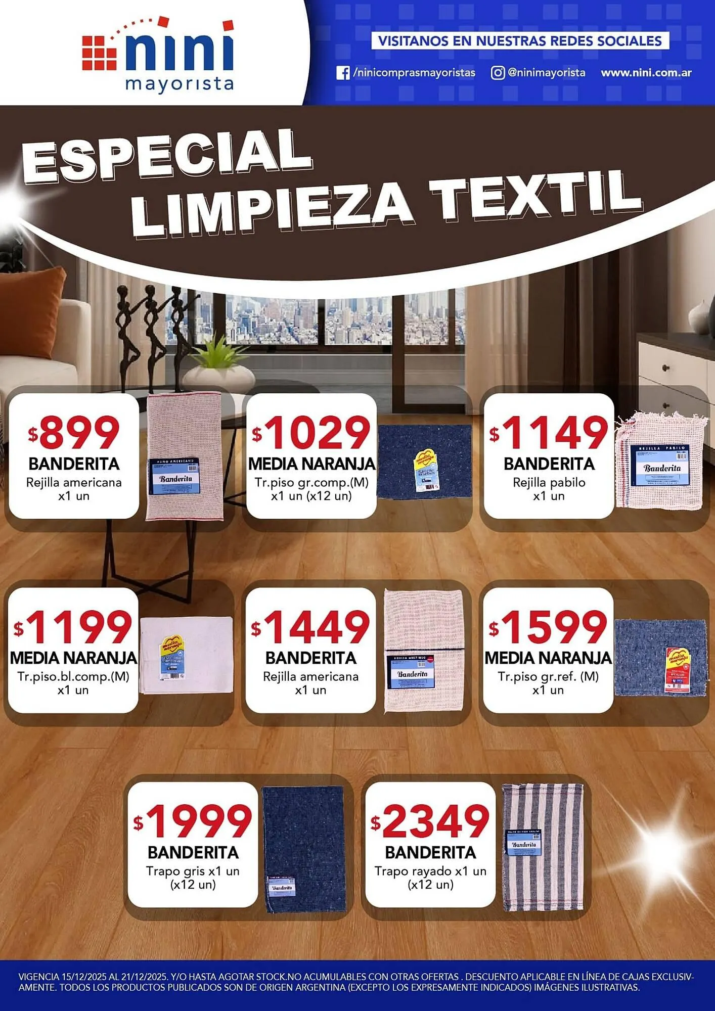 Ofertas de Catálogo Nini Mayorista 15 de diciembre al 21 de diciembre 2025 - Página 1 del catálogo