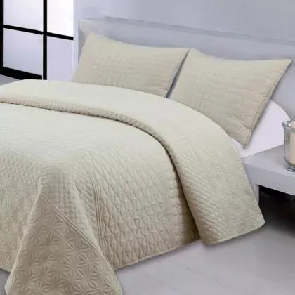 Cubrecama Dubai Queen 230 x 250 cm natural