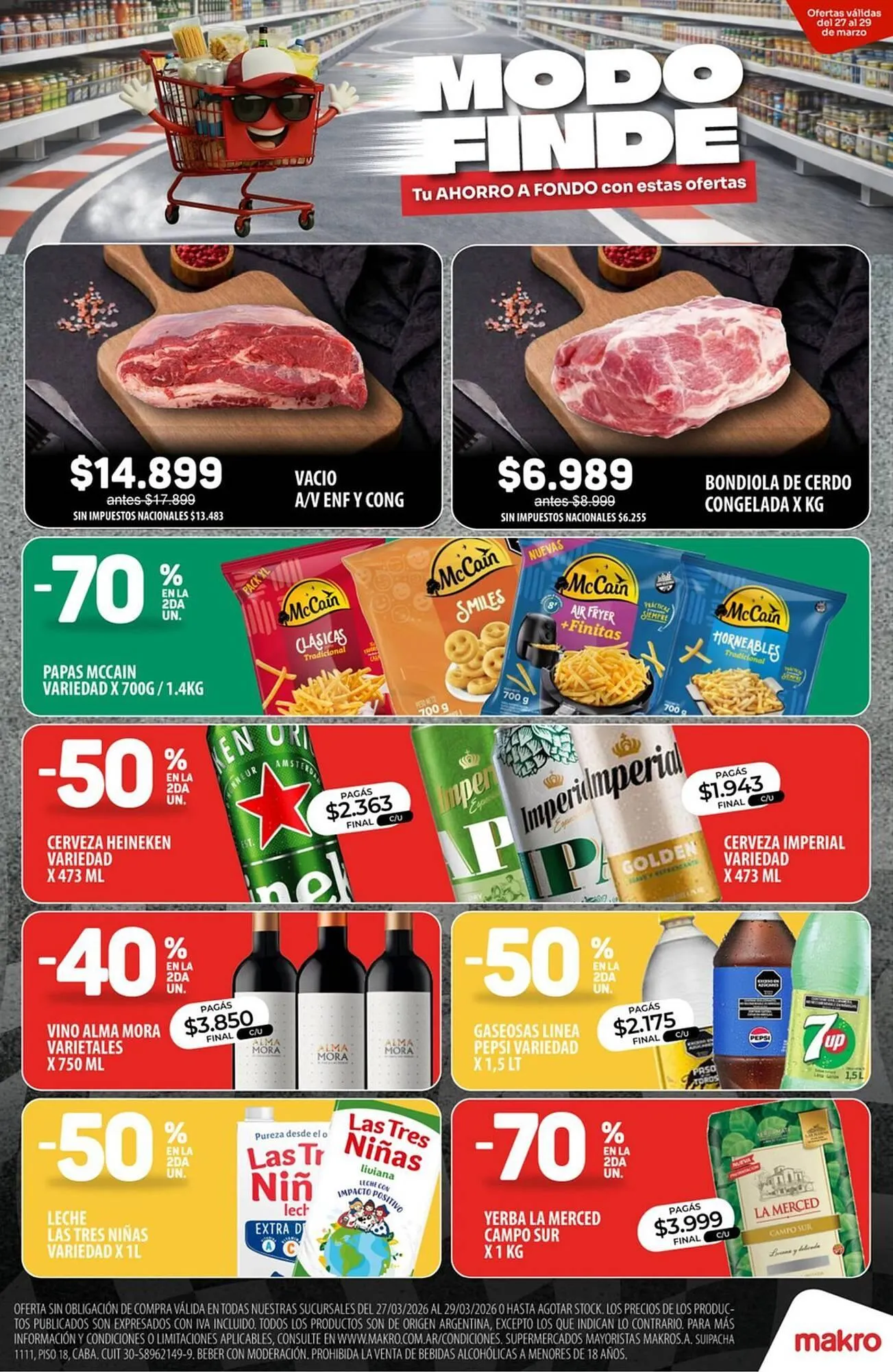 Ofertas de Catálogo Makro 27 de marzo al 29 de marzo 2026 - Página 1 del catálogo