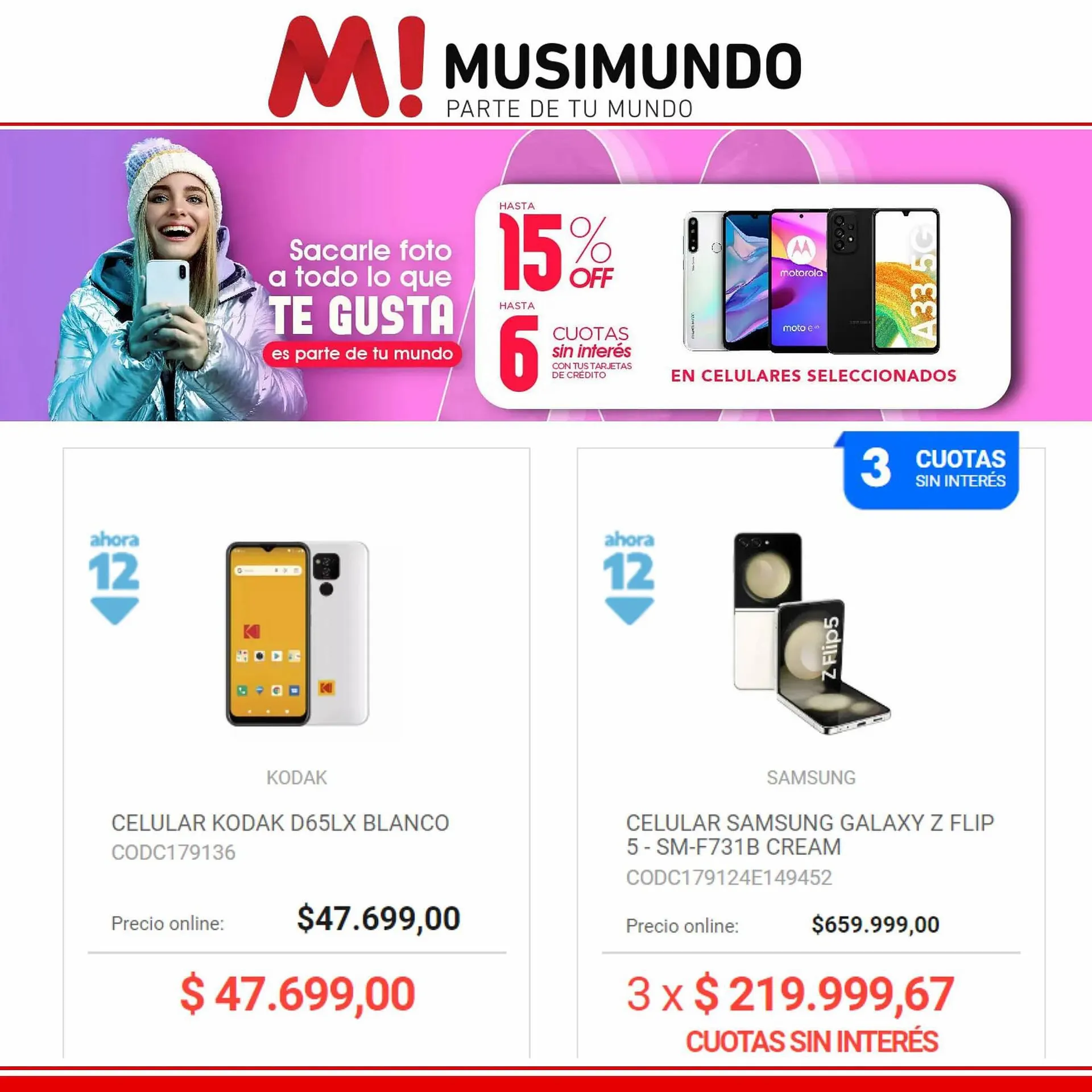 Ofertas de Catálogo Musimundo 15 de septiembre al 30 de septiembre 2023 - Página 1 del catálogo