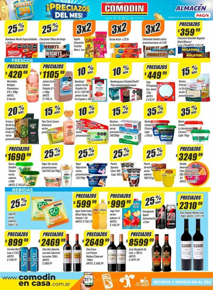 Ofertas de Catálogo Supermercados Comodin Jujuy y Salta 26 de junio al 30 de junio 2024 - Página 3 del catálogo