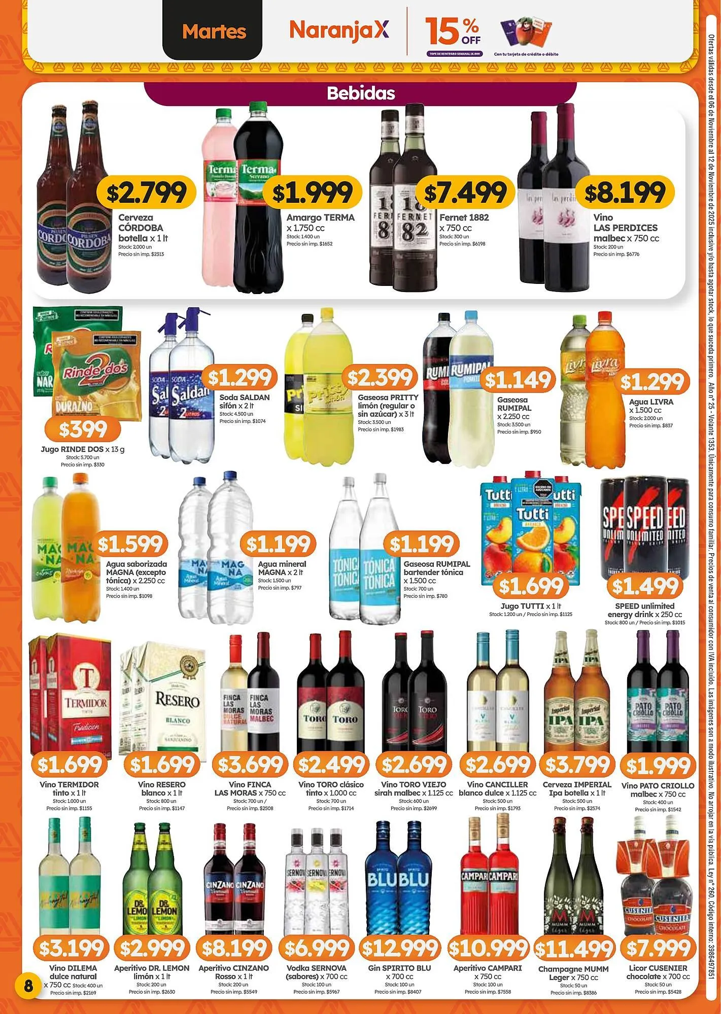 Ofertas de Folleto Cordiez 6 de noviembre al 12 de noviembre 2025 - Página 8 del catálogo