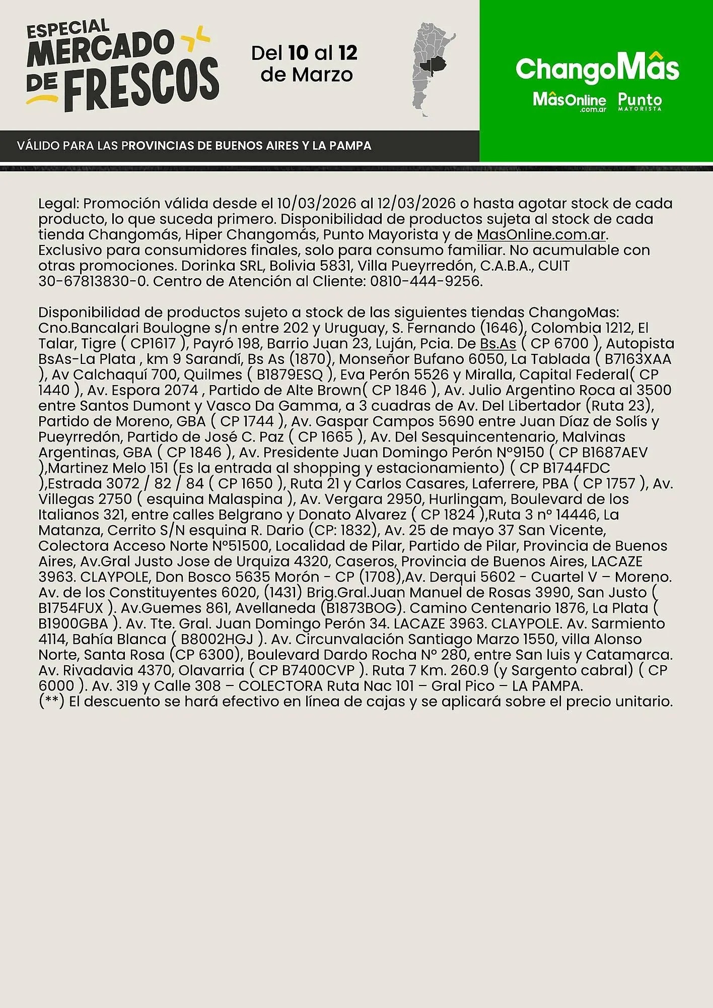 Ofertas de Catálogo Changomas 10 de marzo al 12 de marzo 2026 - Página 2 del catálogo