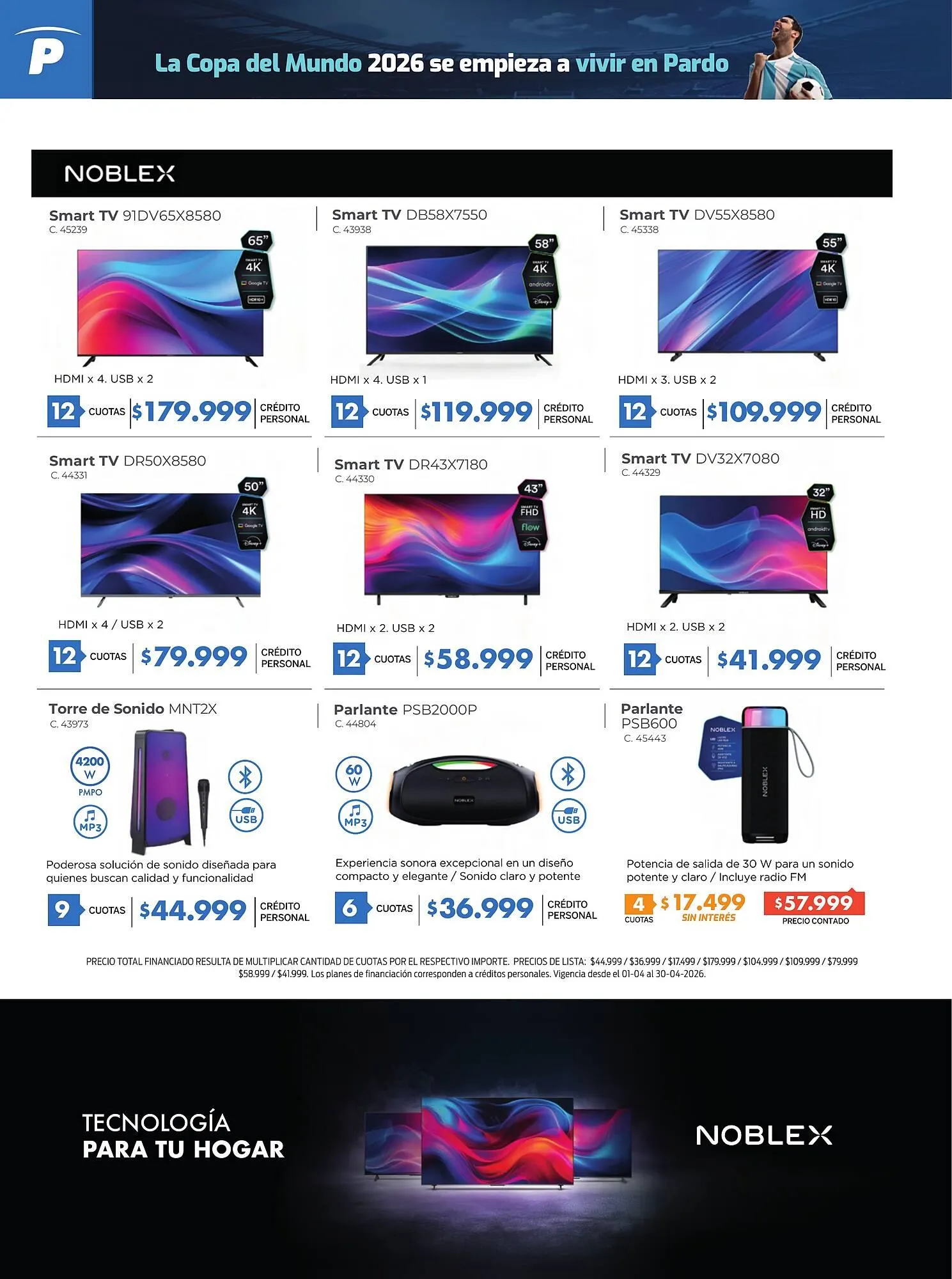 Ofertas de Catálogo Pardo Hogar 7 de abril al 30 de abril 2026 - Página 2 del catálogo