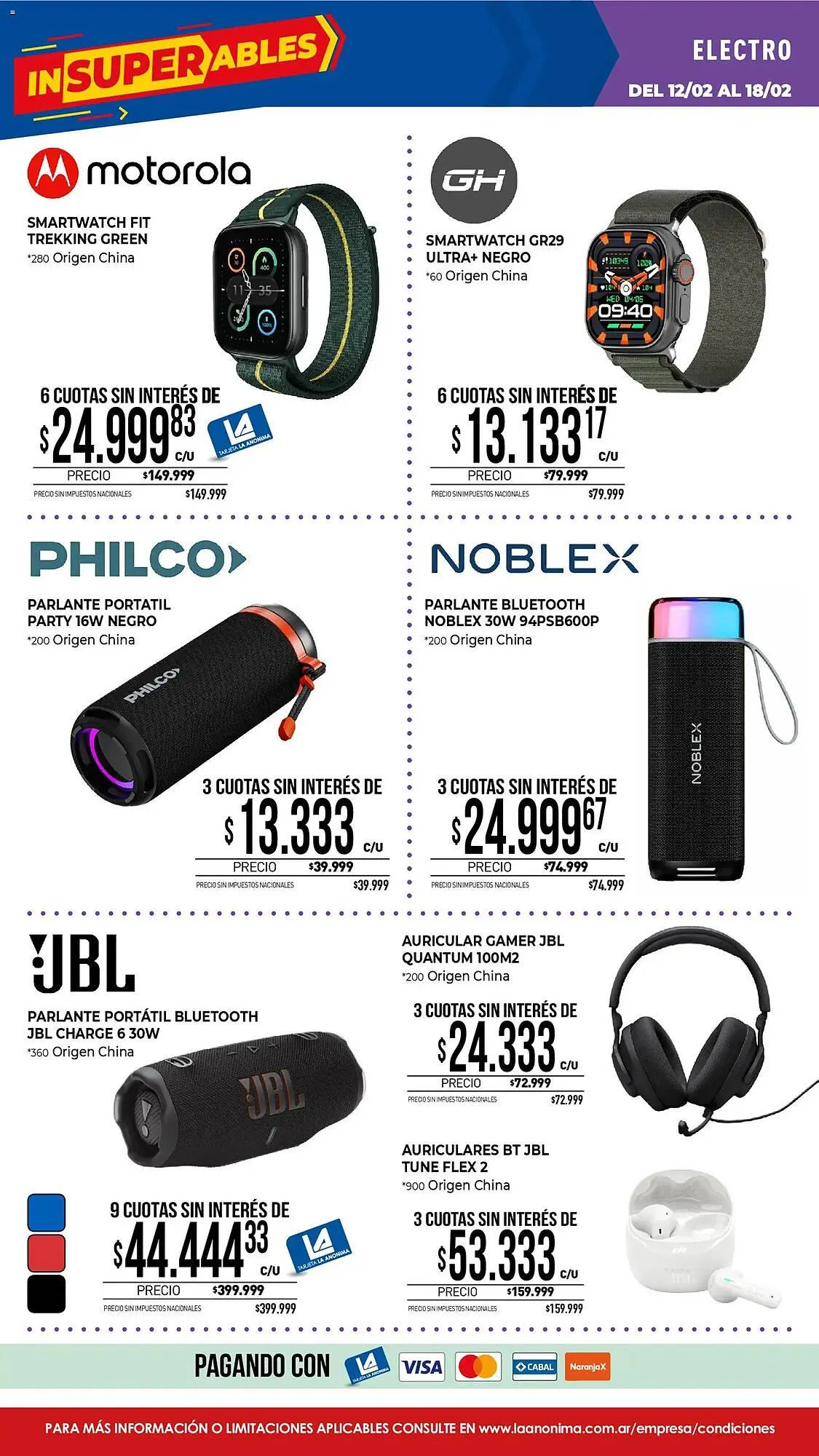 Ofertas de Catálogo La Anonima 12 de febrero al 23 de febrero 2026 - Página 43 del catálogo