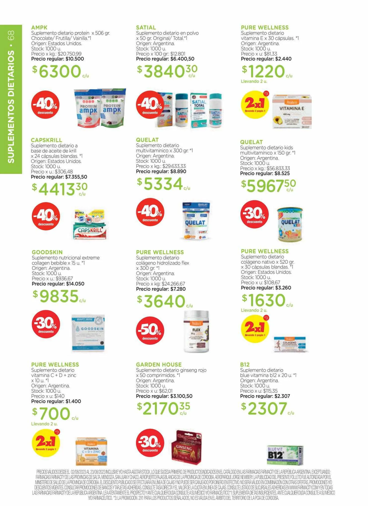 Ofertas de Catálogo Farmacity 1 de junio al 30 de septiembre 2023 - Página 68 del catálogo