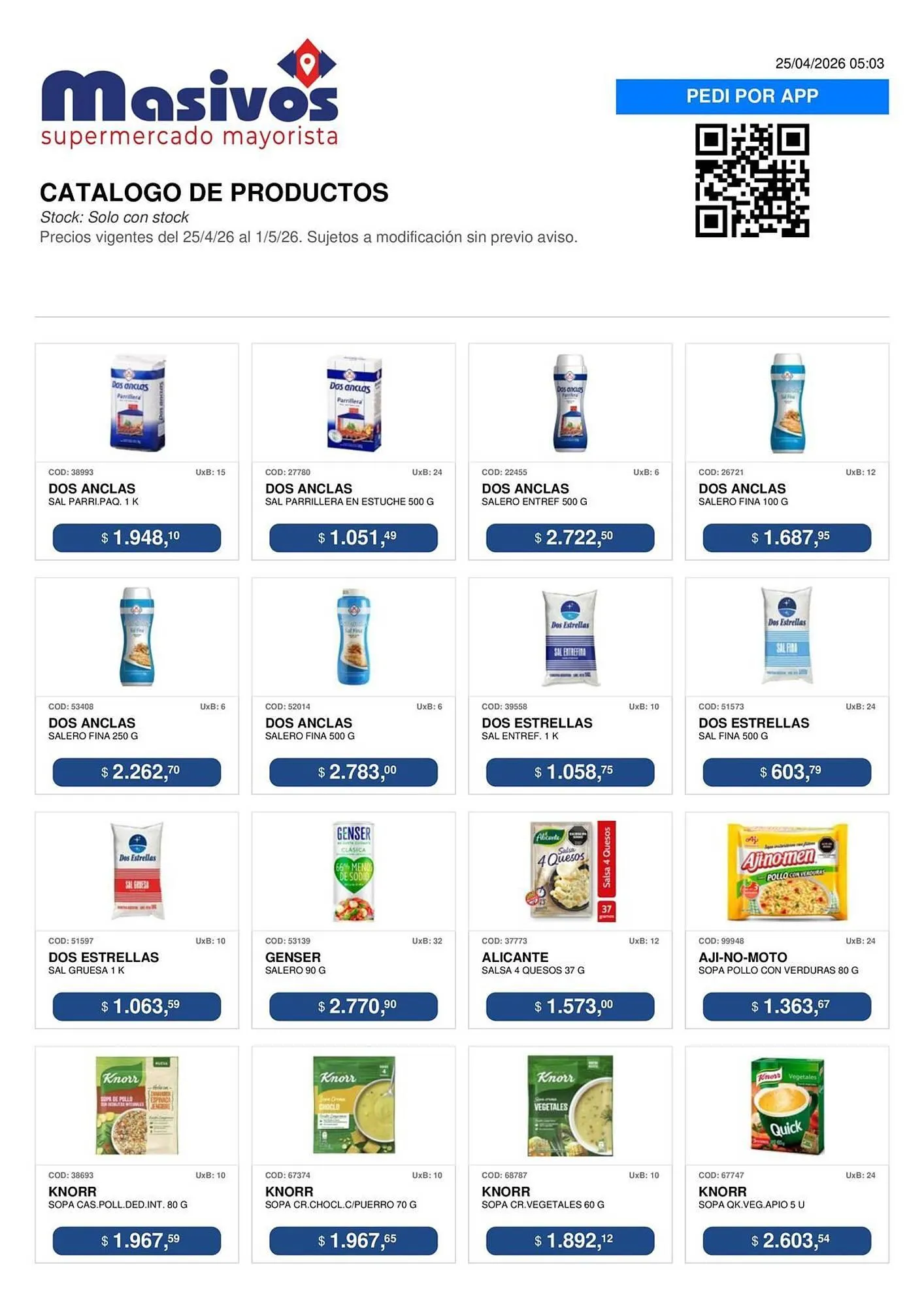 Ofertas de Catálogo Masivos 25 de abril al 1 de mayo 2026 - Página 40 del catálogo