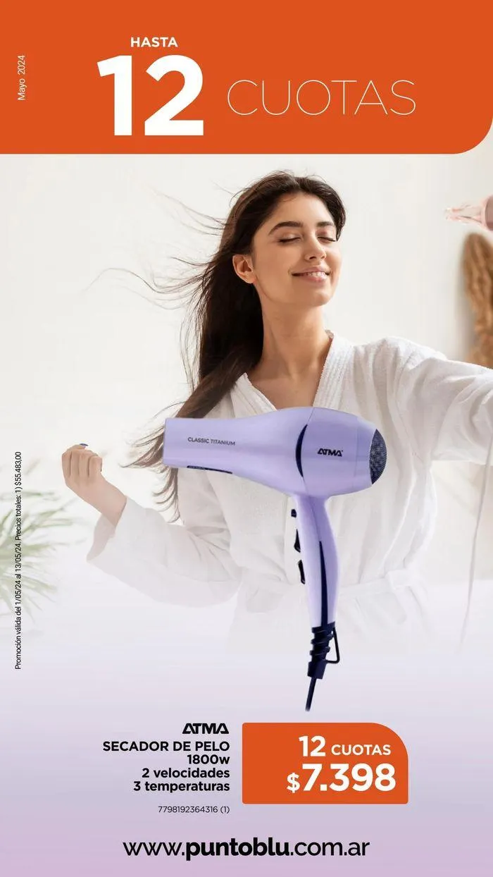 Ofertas de Revista Punto Blu Mayo 24 7 de mayo al 13 de mayo 2024 - Página 12 del catálogo