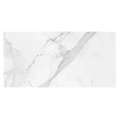 Porcelanato Statuario blanco mate 45 x 90 cm