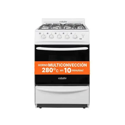 Cocina multigas Eskabe E2G blanca 52 cm