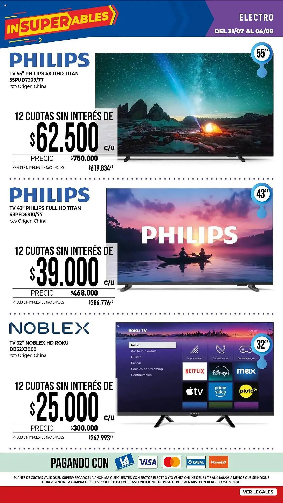 Ofertas de Catálogo La Anonima 31 de julio al 11 de agosto 2025 - Página 35 del catálogo