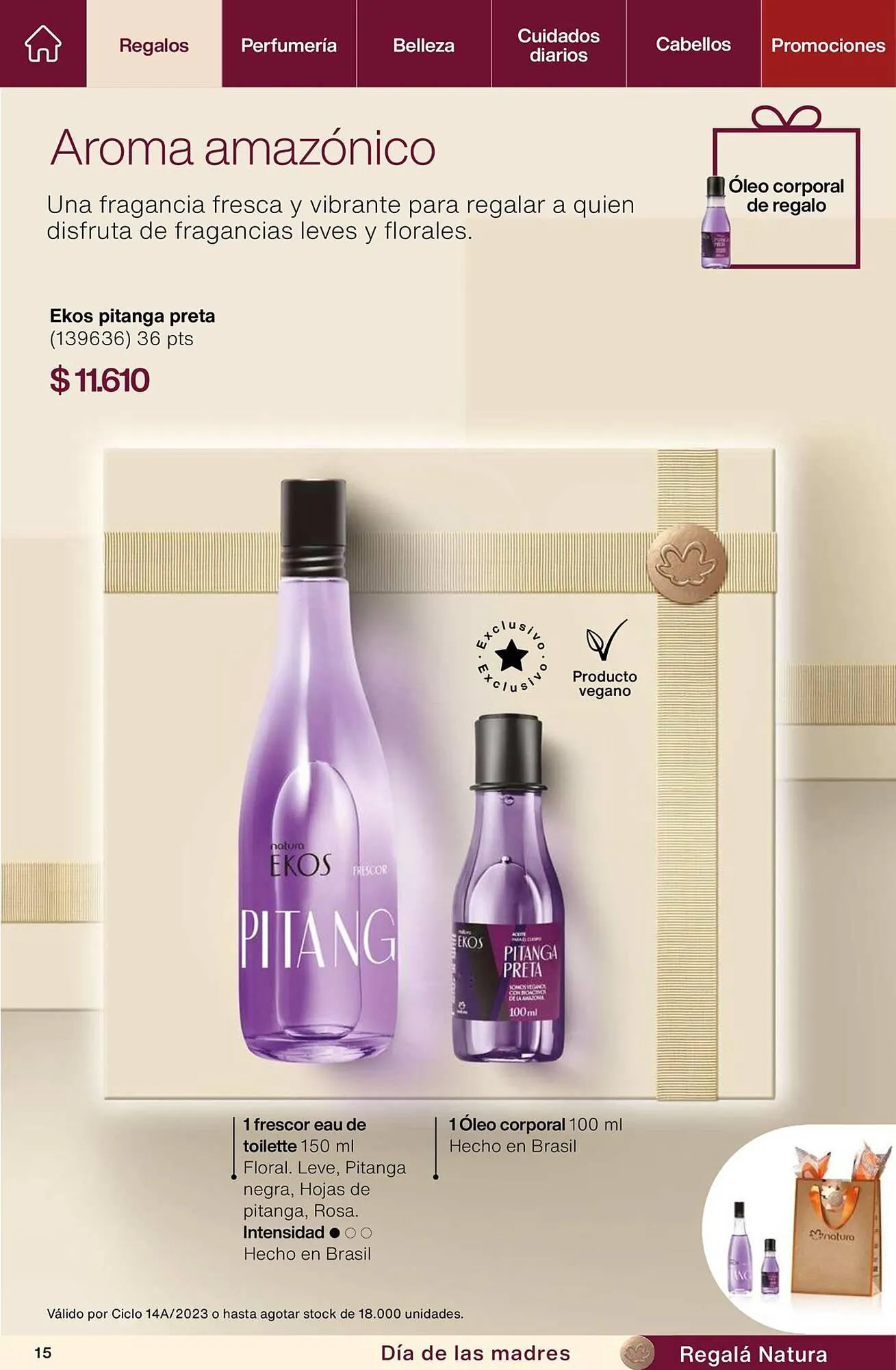 Ofertas de Catálogo Natura 27 de septiembre al 31 de octubre 2023 - Página 15 del catálogo