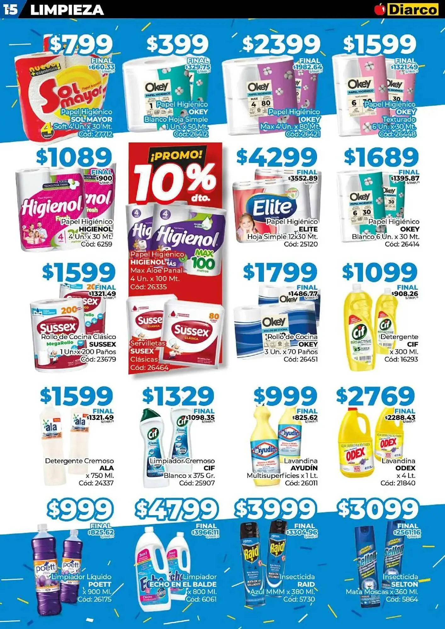 Ofertas de Catálogo Diarco 14 de abril al 20 de abril 2025 - Página 35 del catálogo