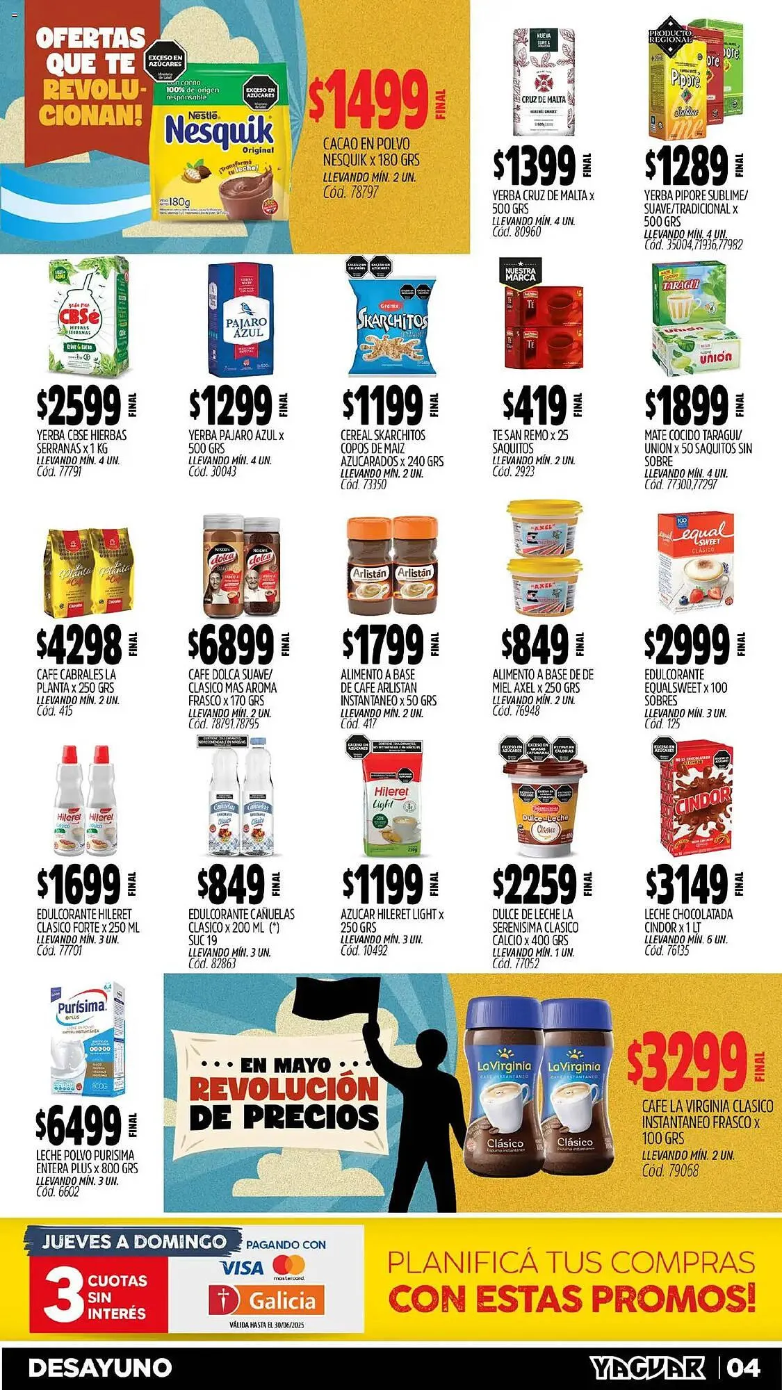 Ofertas de Catálogo Supermercados Yaguar 26 de mayo al 2 de junio 2025 - Página 4 del catálogo