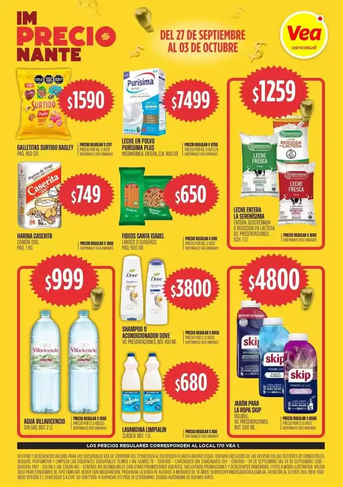 Ofertas de Ofertas principales para todos los clientes 13 de septiembre al 3 de octubre 2024 - Página 1 del catálogo
