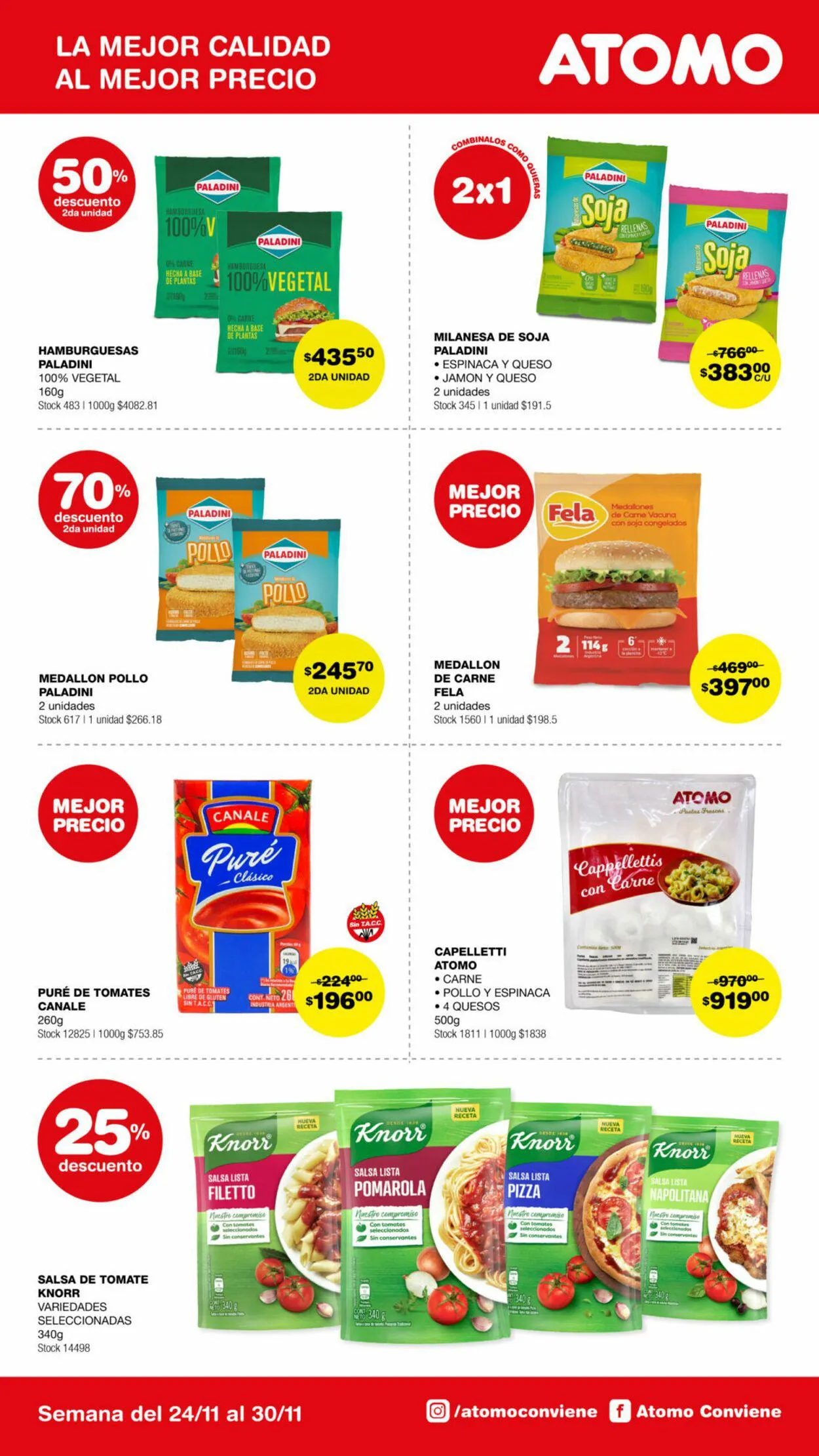 Ofertas de ATOMO Conviene 24 de noviembre al 30 de noviembre 2024 - Página 14 del catálogo