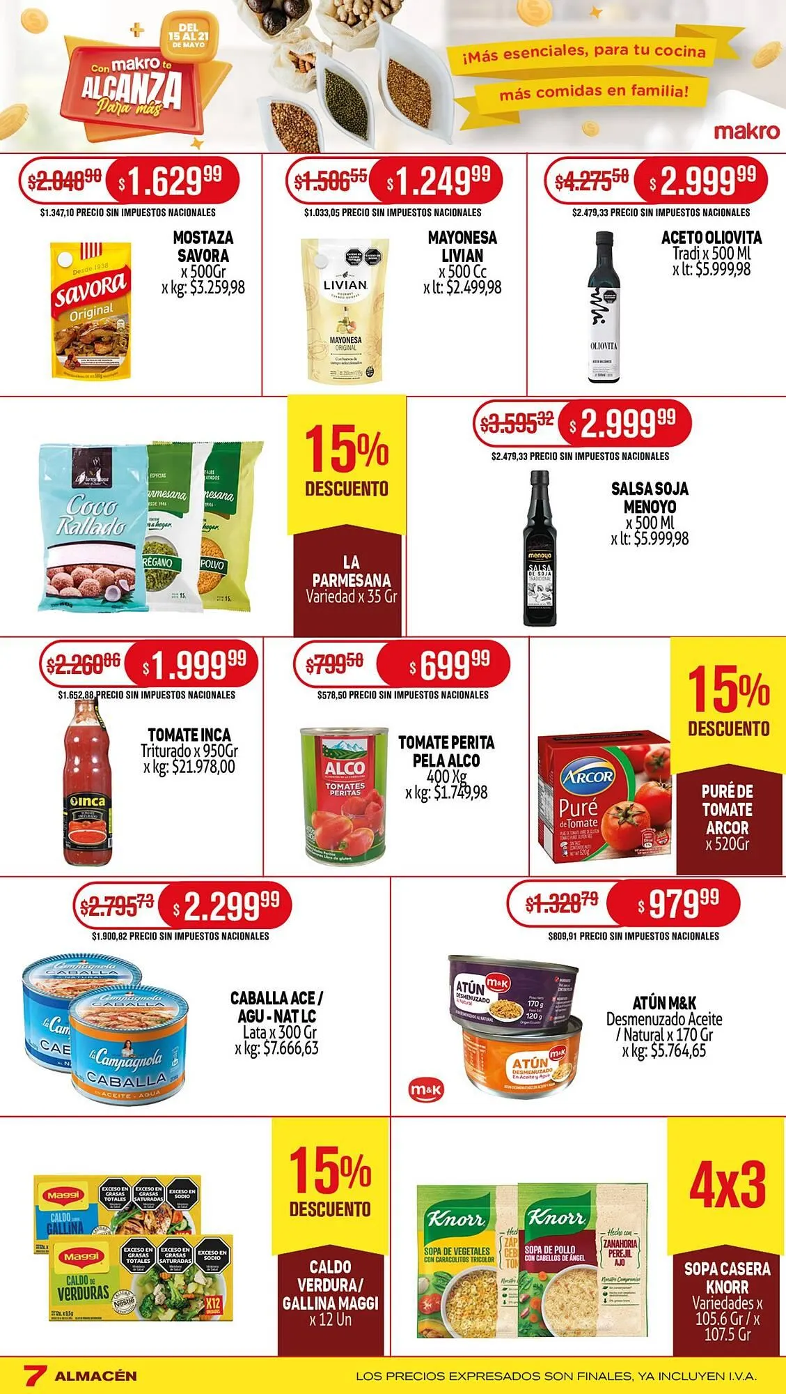 Ofertas de Catálogo Makro 22 de mayo al 29 de mayo 2025 - Página 8 del catálogo