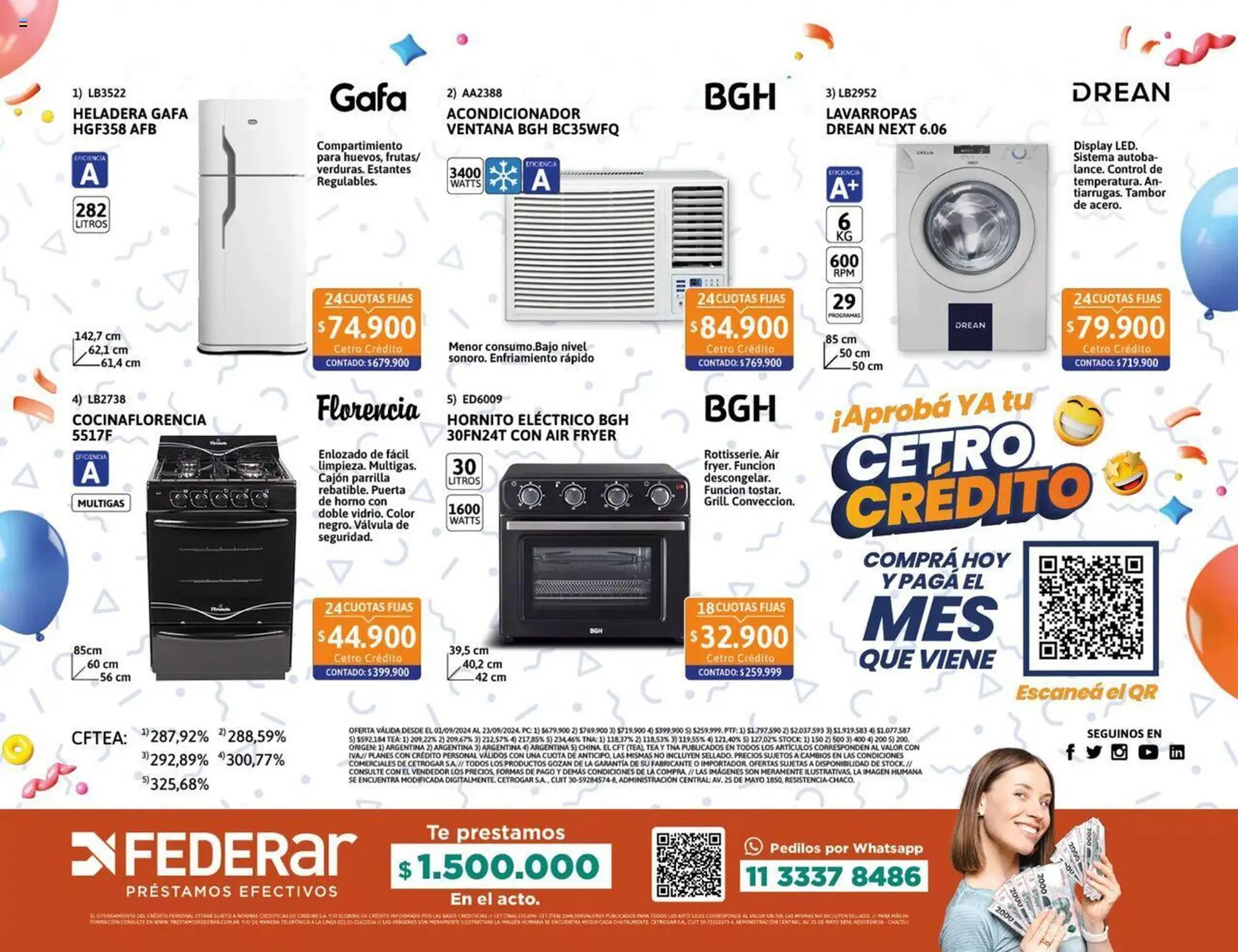 Ofertas de Catálogo Cetrogar 1 de septiembre al 30 de septiembre 2024 - Página 16 del catálogo