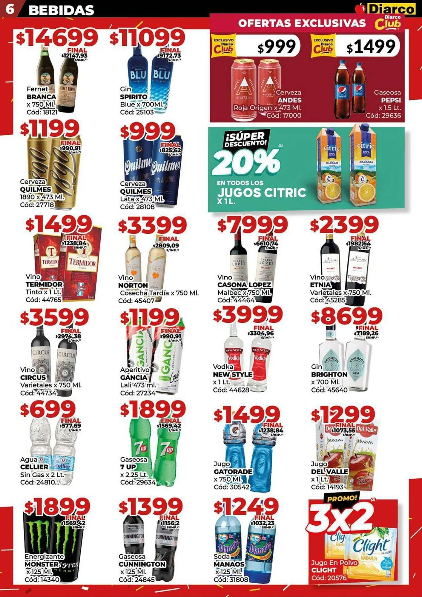 Ofertas de Catálogo Diarco 11 de agosto al 15 de agosto 2025 - Página 6 del catálogo