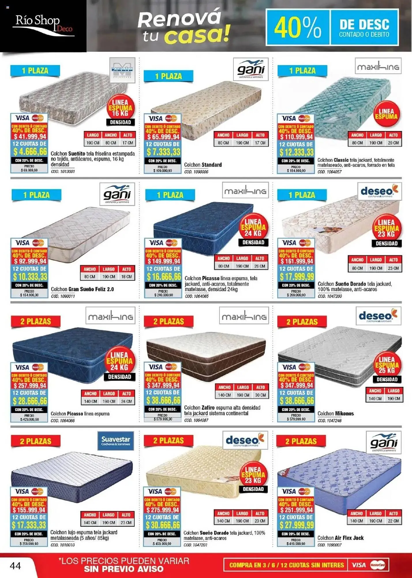 Ofertas de Catálogo Rio Shop Deco 20 de marzo al 30 de abril 2025 - Página 44 del catálogo