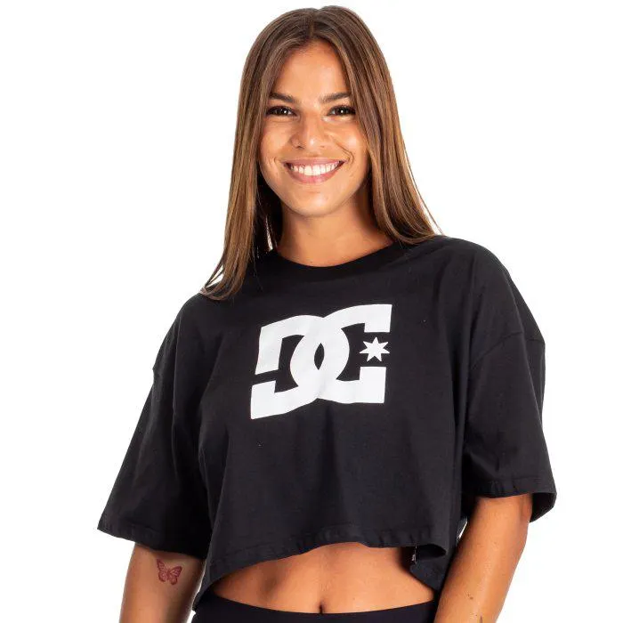 Remera Mc DC Star Boxy (Neg) DC Mujer