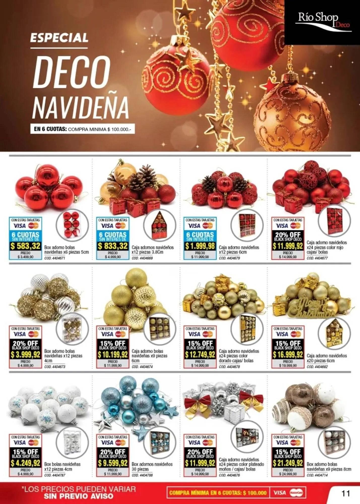 Ofertas de Catálogo Rio Shop Deco 1 de diciembre al 31 de diciembre 2025 - Página 11 del catálogo