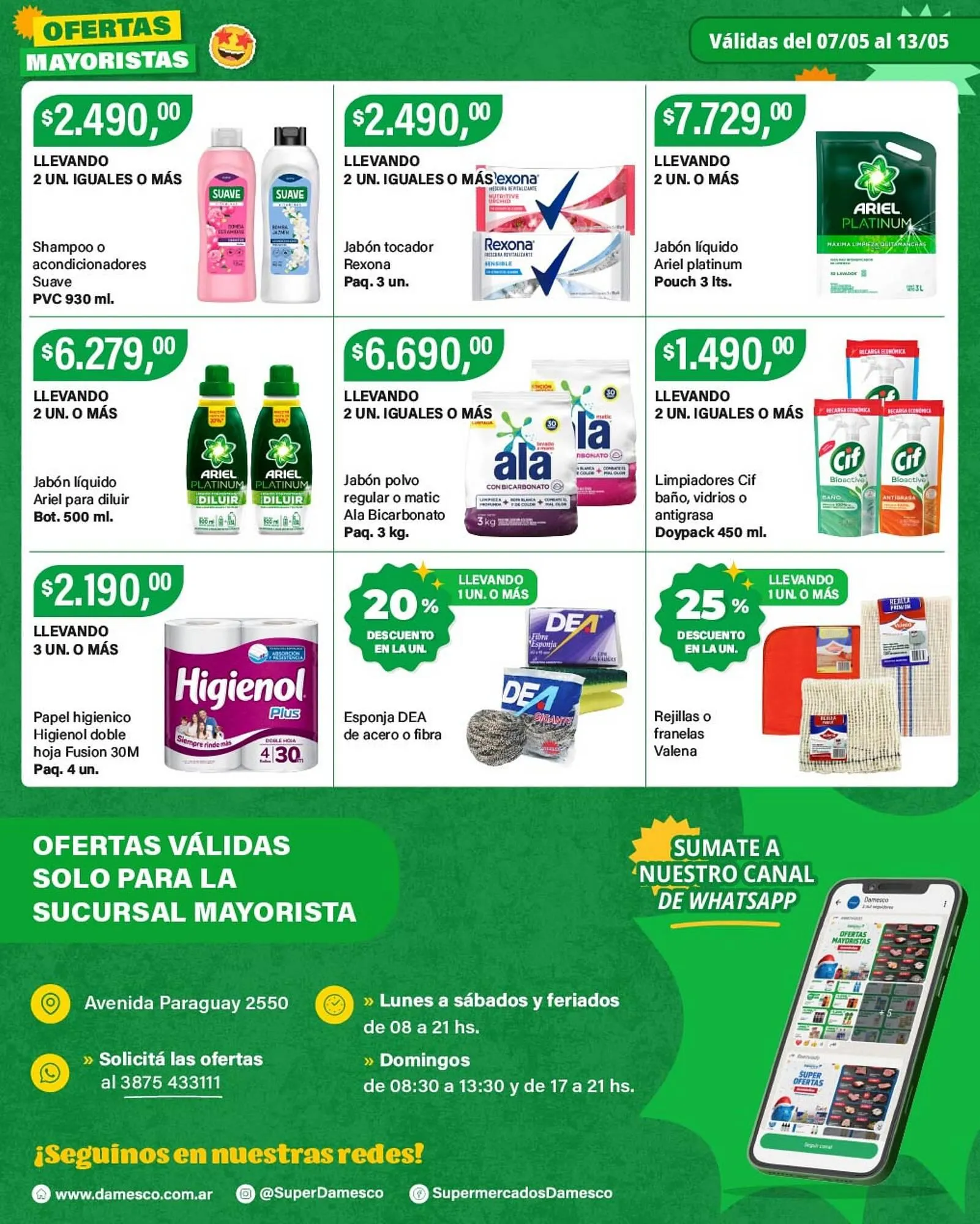 Ofertas de Catálogo Supermercados Damesco 7 de mayo al 13 de mayo 2026 - Página 8 del catálogo