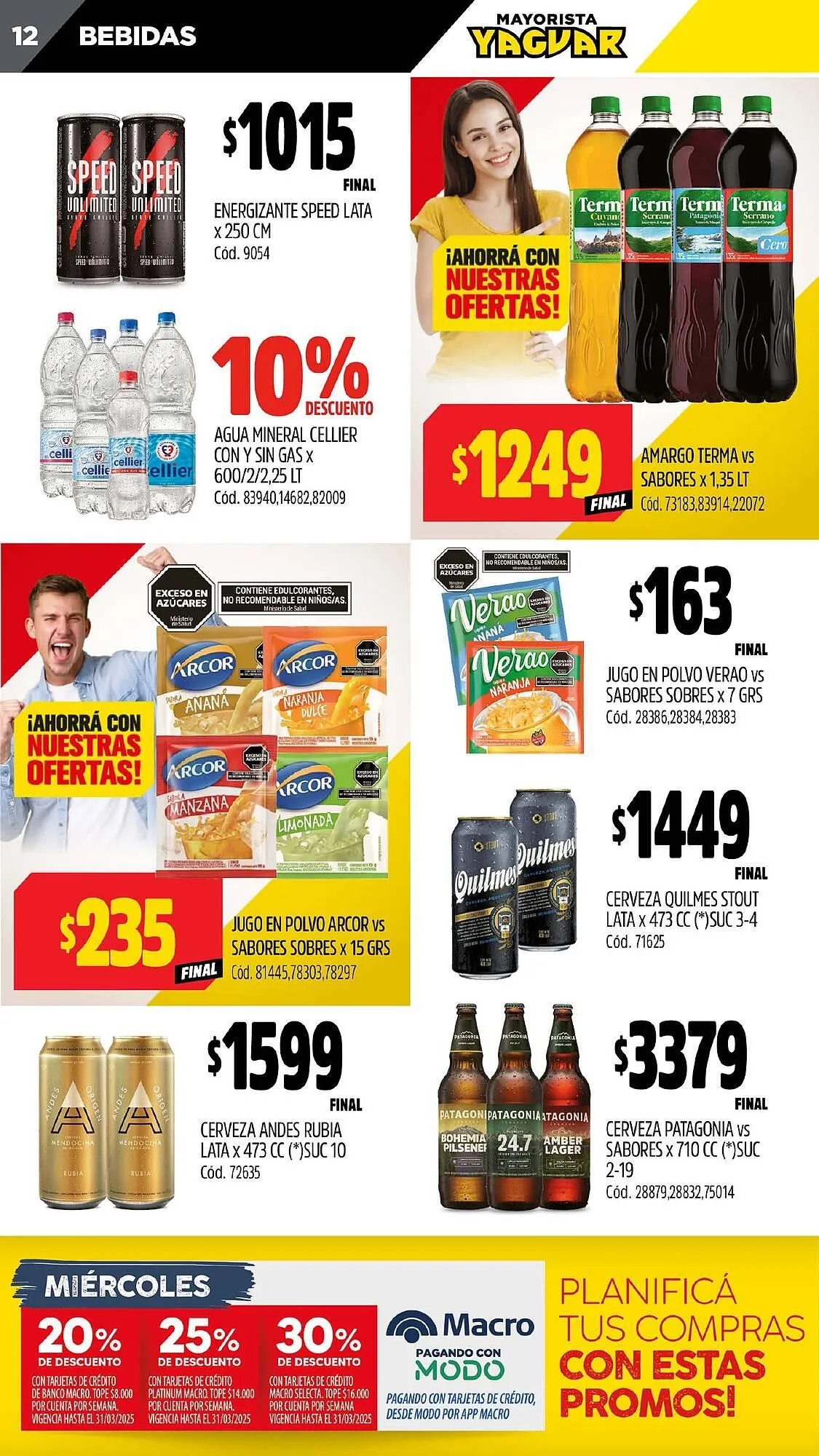 Ofertas de Catálogo Supermercados Yaguar 24 de marzo al 30 de marzo 2025 - Página 13 del catálogo