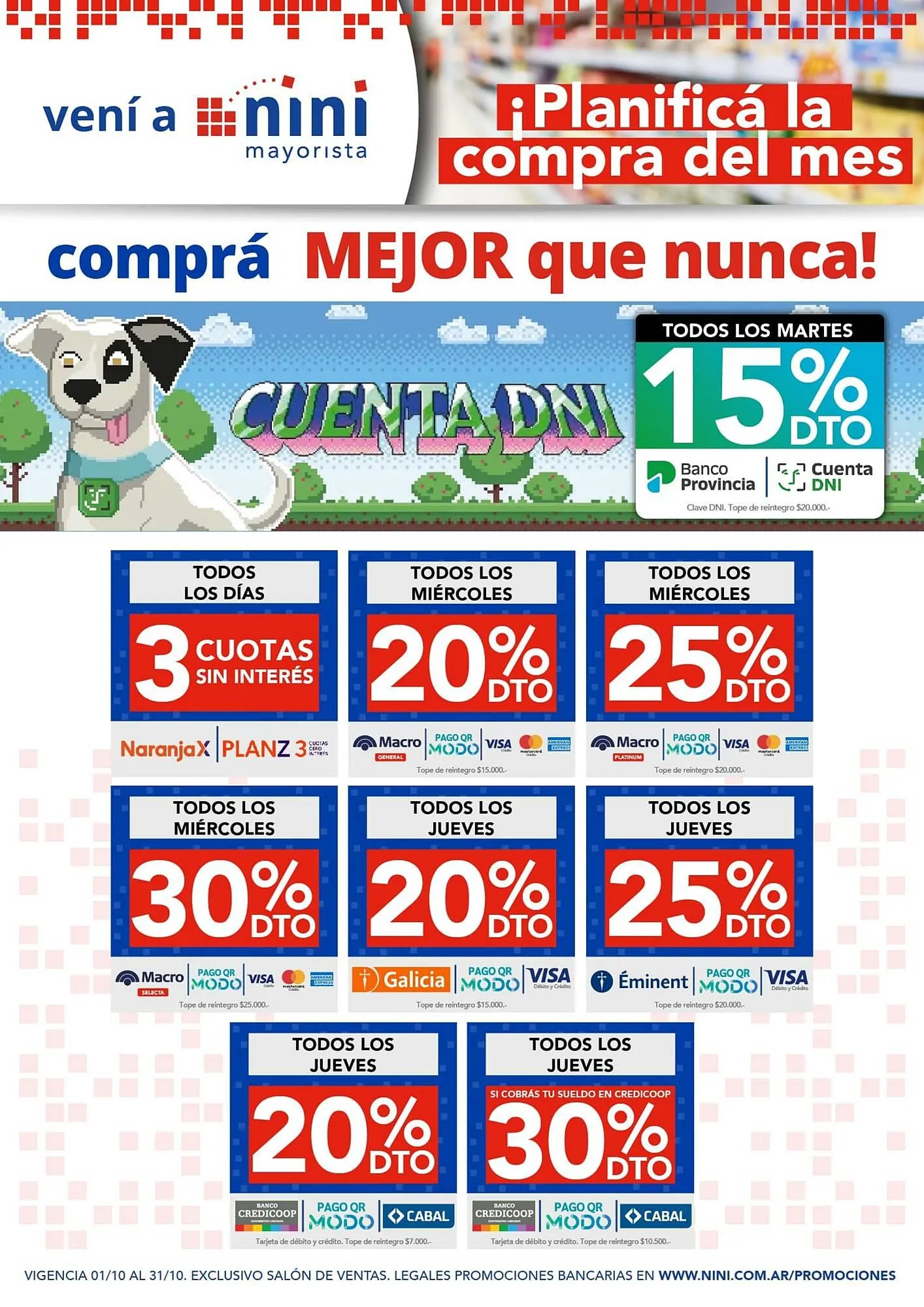 Ofertas de Catálogo Nini Mayorista 3 de octubre al 31 de octubre 2025 - Página 1 del catálogo