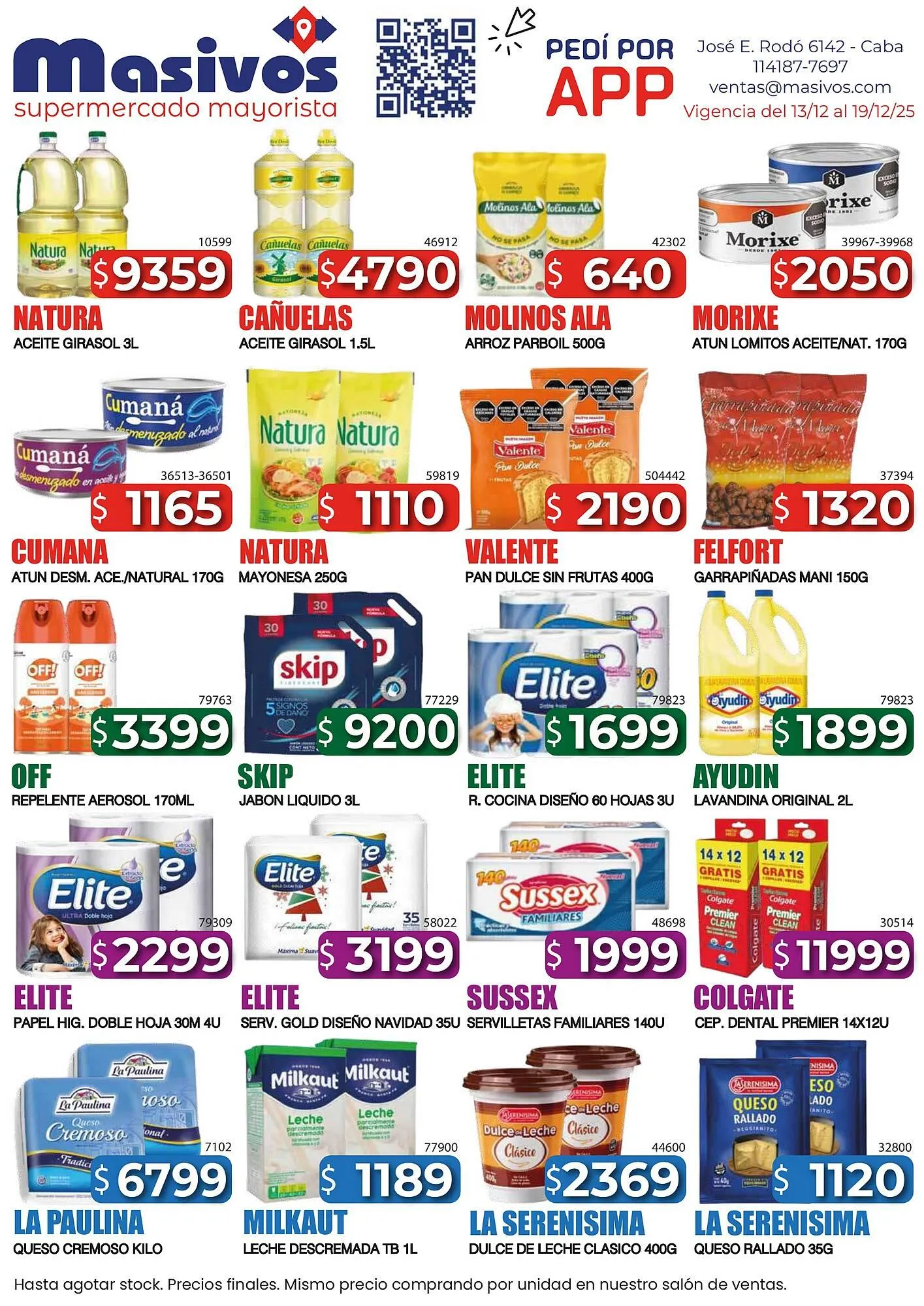 Catálogo Masivos - 1