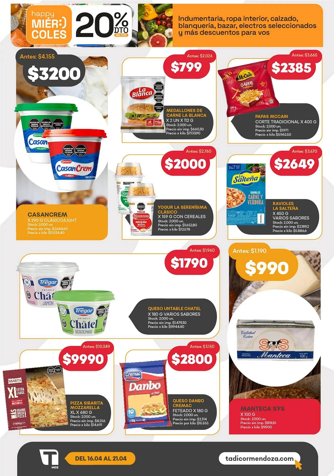 Ofertas de Catálogo Supermercados Tadicor 16 de abril al 21 de abril 2026 - Página 4 del catálogo