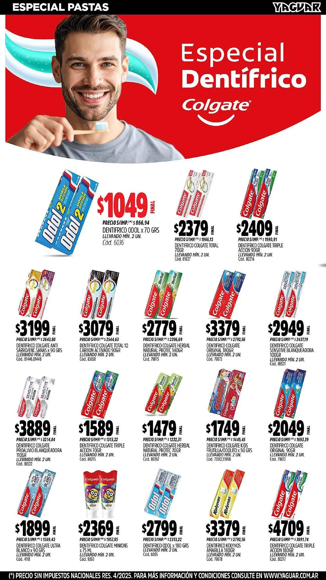 Ofertas de Catálogo Supermercados Yaguar 28 de julio al 4 de agosto 2025 - Página 16 del catálogo