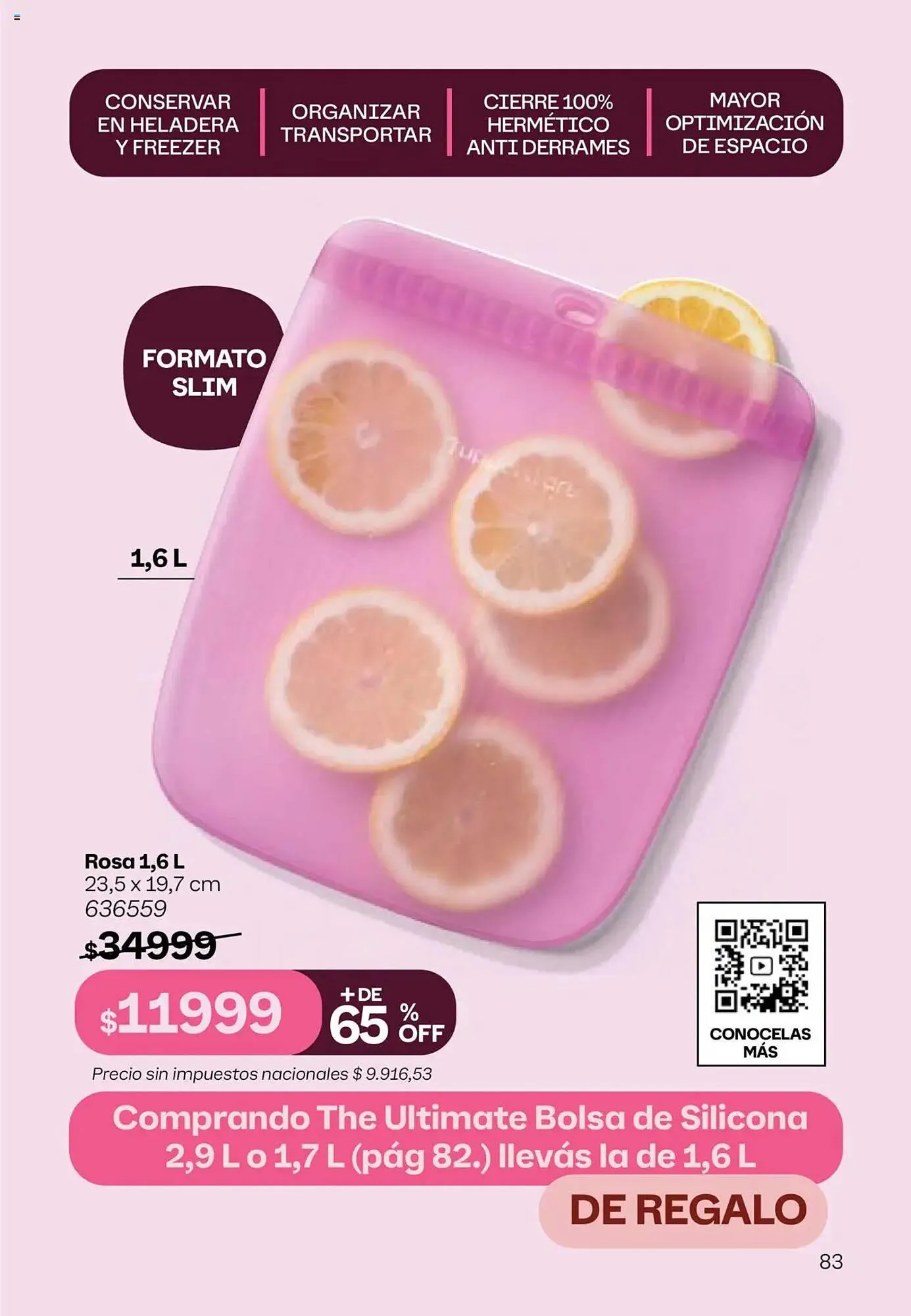 Ofertas de Catálogo Tupperware 11 de agosto al 25 de agosto 2025 - Página 84 del catálogo
