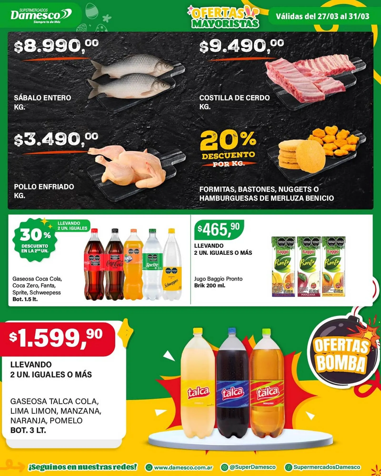 Ofertas de Catálogo Supermercados Damesco 27 de marzo al 31 de marzo 2026 - Página 2 del catálogo