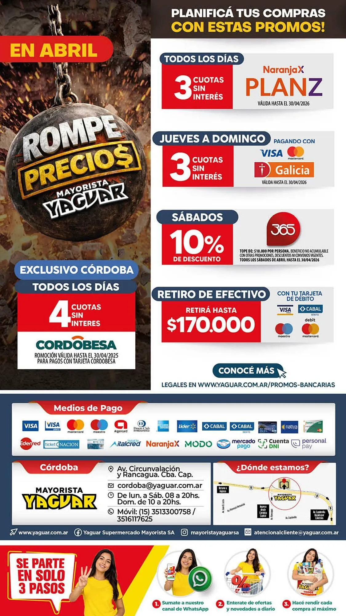 Ofertas de Catálogo Supermercados Yaguar 20 de abril al 26 de abril 2026 - Página 19 del catálogo
