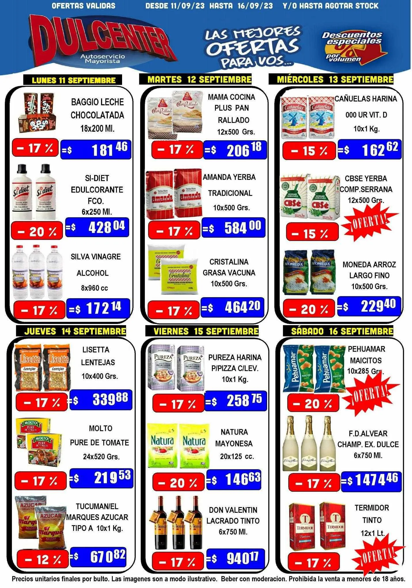 Ofertas de Catálogo Dulcenter 11 de septiembre al 16 de septiembre 2023 - Página 1 del catálogo