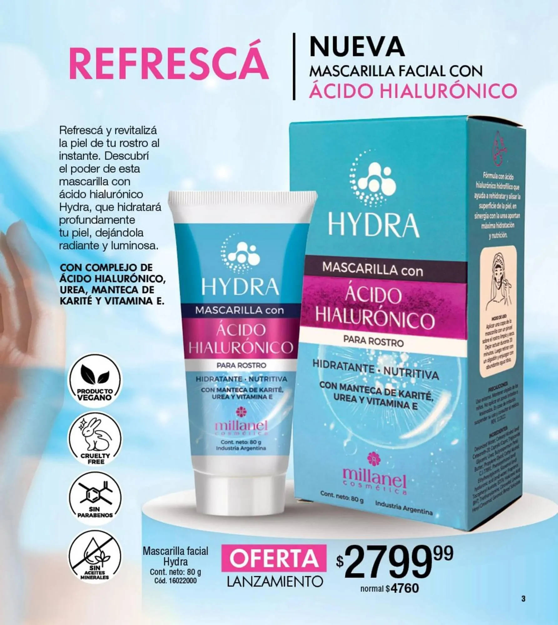 Ofertas de Catálogo Millanel Cosmética 16 de octubre al 12 de noviembre 2023 - Página 3 del catálogo