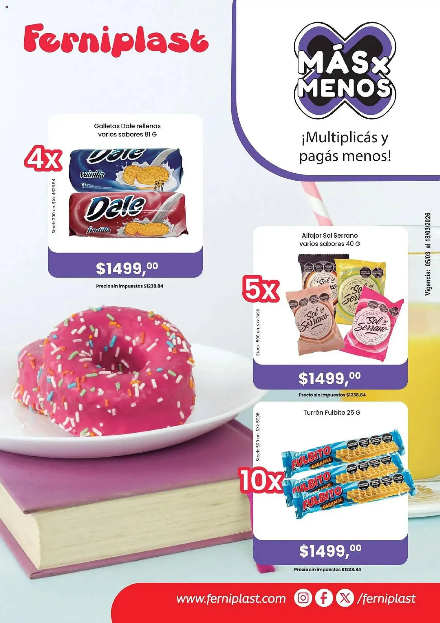Ofertas de Catálogo Ferniplast 1 de marzo al 19 de marzo 2026 - Página 1 del catálogo