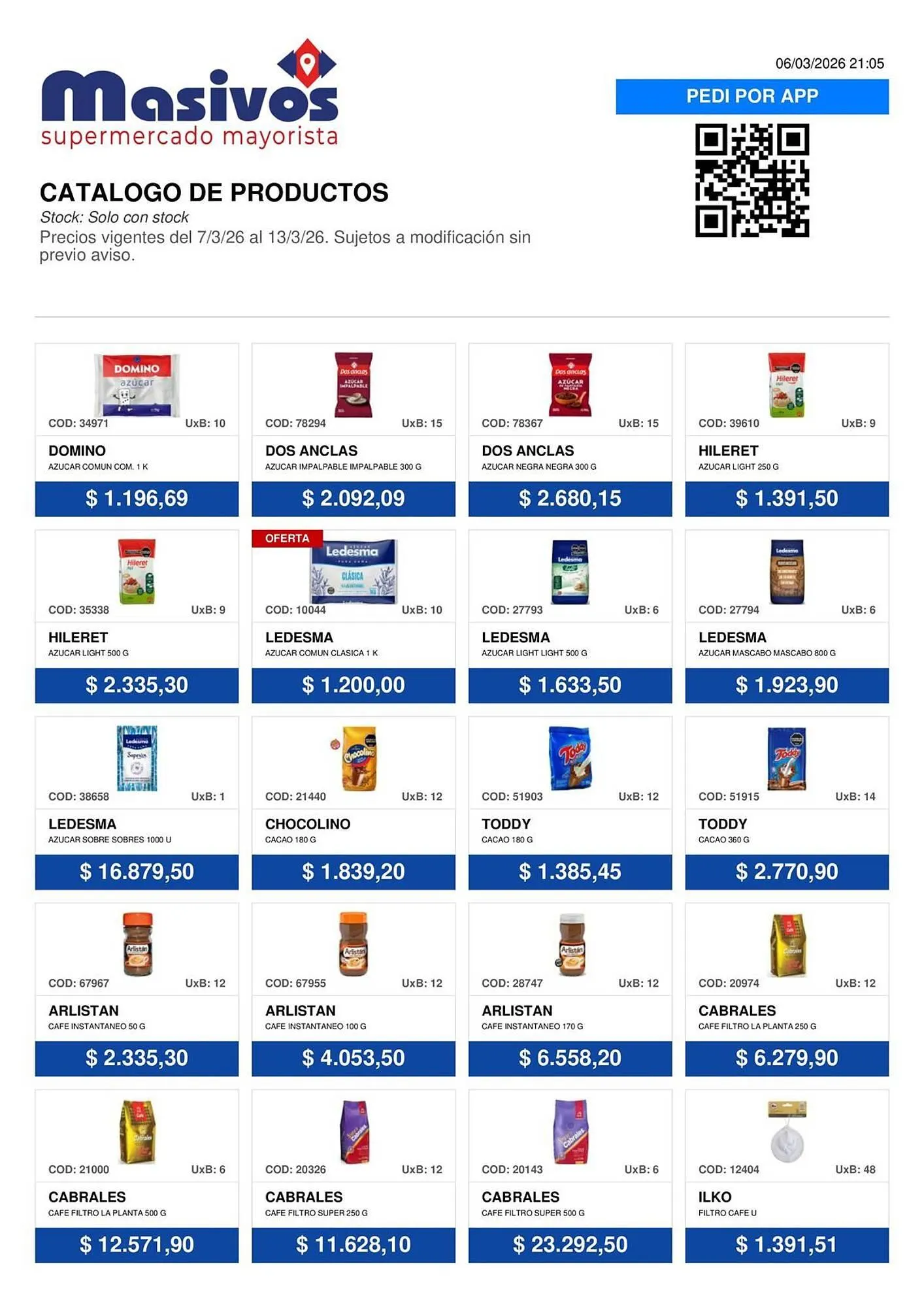Ofertas de Catálogo Masivos 7 de marzo al 13 de marzo 2026 - Página 6 del catálogo