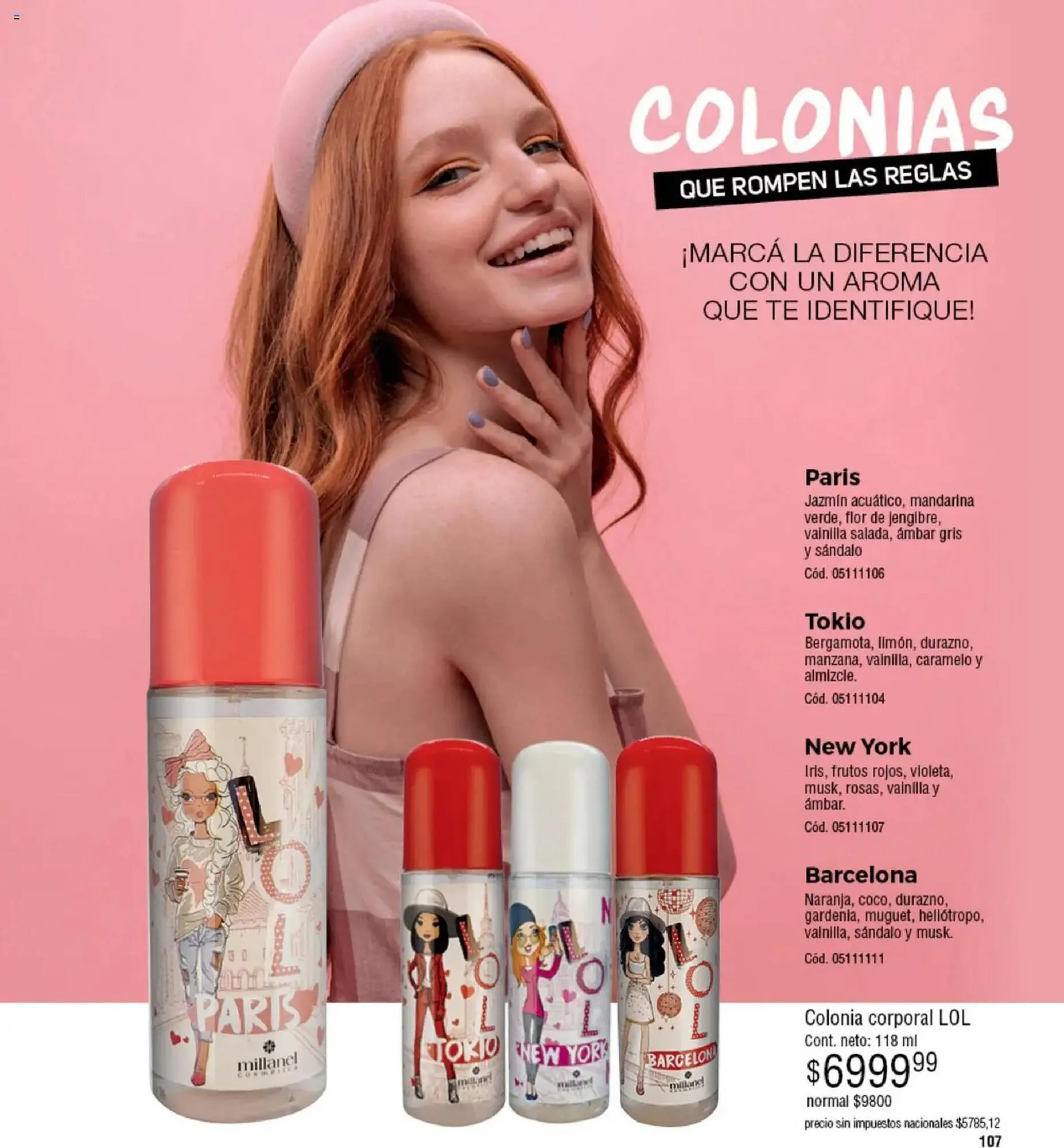 Ofertas de Catálogo Millanel Cosmética 5 de enero al 1 de febrero 2026 - Página 107 del catálogo