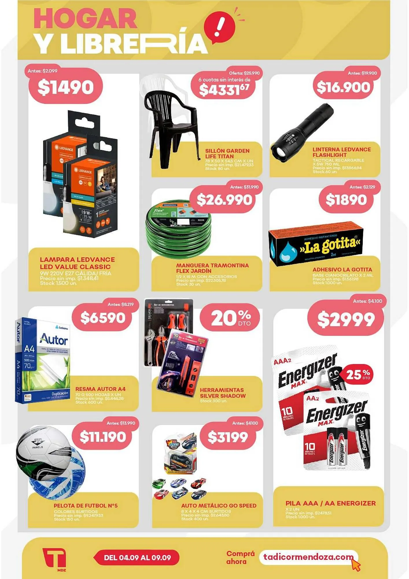 Ofertas de Catálogo Supermercados Tadicor 4 de septiembre al 9 de septiembre 2025 - Página 5 del catálogo