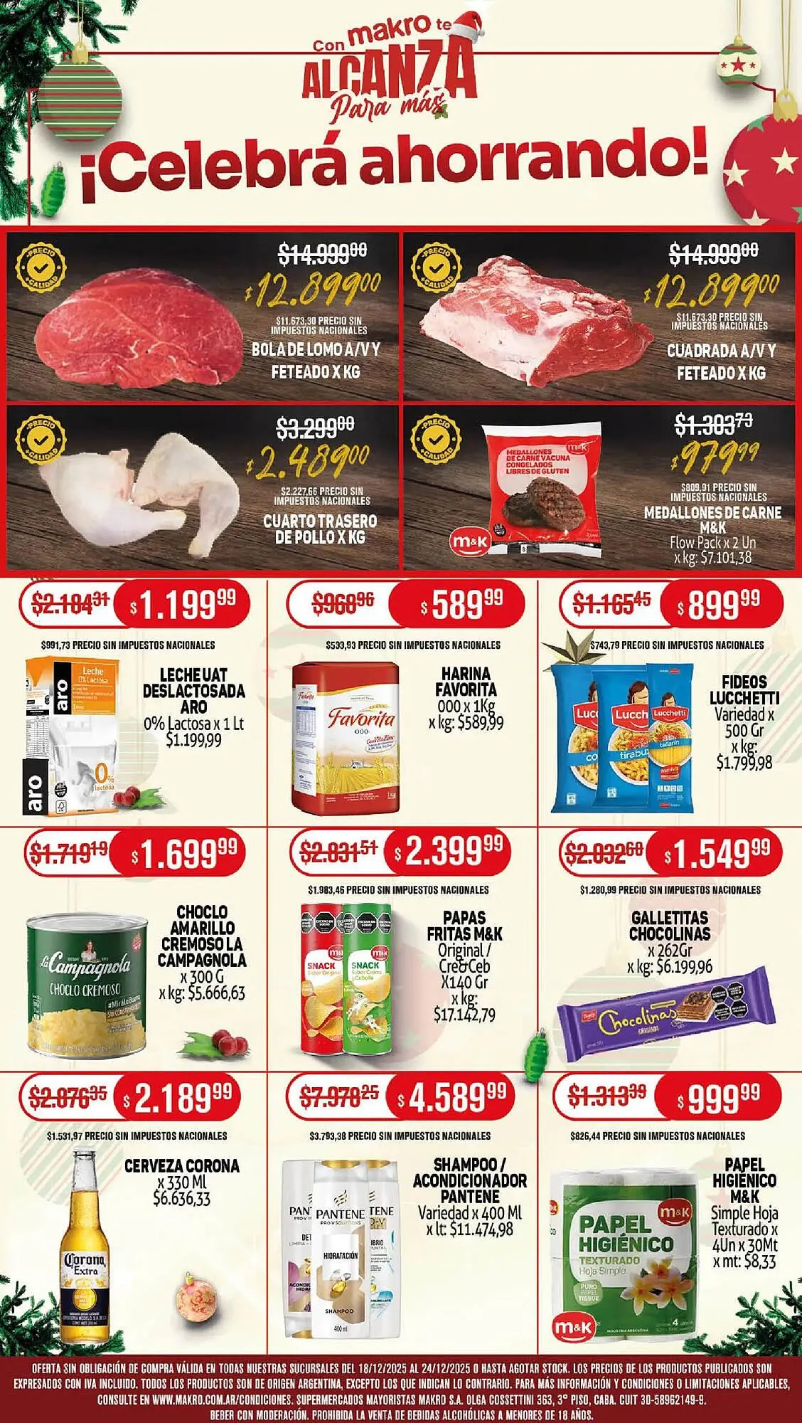 Ofertas de Catálogo Makro 18 de diciembre al 24 de diciembre 2025 - Página 1 del catálogo